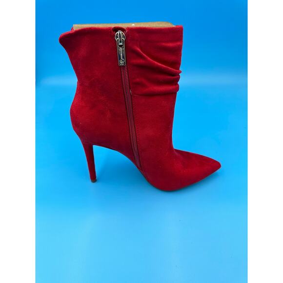 Jessica Simpson Lerona Supreme Microsuede - Red Muse - Size 7.5 - Picture 7 of 12